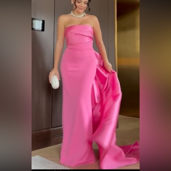 The Kinsley Maxi Dress in Rose Pink size UK 8 US 4 - Picture 6 of 9